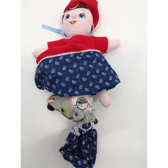 Little Red Riding Hood Reversable 3 in 1 Grandma Wolf Hand Puppet - Picture 1 of 4